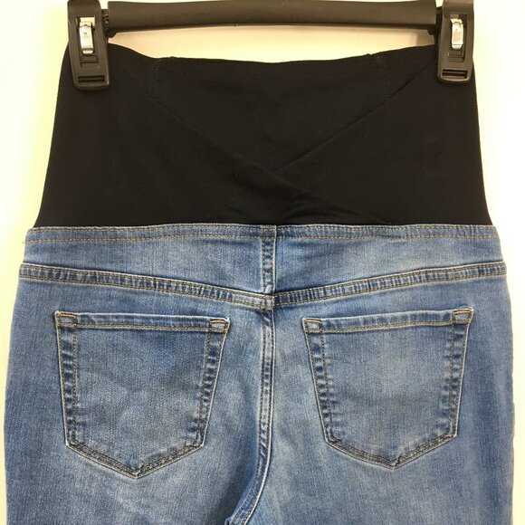 Isabel Maternity Light Wash Denim Jean Size 2/26 Regular EXCELLENT Condition - Picture 5 of 6